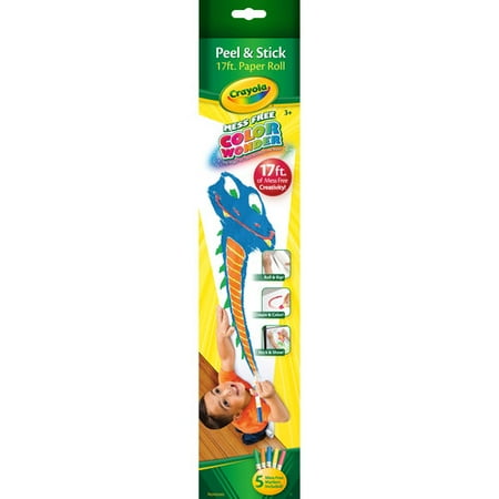 crayola color wonder peel stick roll walmart com