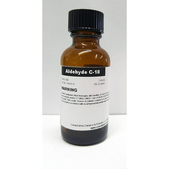 Aldehyde C-18 (Gamma Nonalactone) Aroma/Flavor Compound High Purity 30mL (1 fl oz)