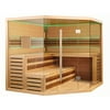ALEKO Canadian Hemlock Indoor 6 Person Wet Dry Sauna with ETL Certified Heater