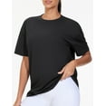 thumbnail image 2 of Dragon Fit Oversized Workout T-Shirts for Women Summer Basic Tees Casual Loose Fit Short Sleeve Yoga Running Tops, 2 of 6