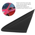 thumbnail image 3 of Cubierta de Moldura Triangular Retrovisor Lateral, Kimiss Cubierta de Guardabarros Triangular de Esquina de Espejo Negro Embellecedor Triangular de Esquina Lateral DE, 3 of 7