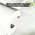 thumbnail image 6 of Toilet Paper Holder, Wall Mounted Tissue Holder, Bathroom Organizer Shelf, Toilet Paper Stand, Multifunction Tissue Rack, Bathroom Storage Shelf, Toilet Roll Holder, 6 of 6