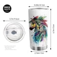 thumbnail image 2 of Vaso de viaje Oasisdream de acero inoxidable con tapa, 600 ml, 2 of 6