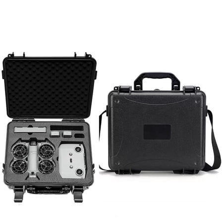 Hard Case For DJI Neo2 Combo,Travel Shoulder Case Hard Shell Carrying Case All-in-One Waterproof Protection, Black