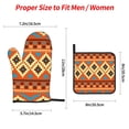 thumbnail image 3 of ZICANCN Oven Mitts and Pot Holders Sets, Retro Tribe Aztec Geometry Baking Sets Kitchen Heat Resistant 4 Pieces, 3 of 8