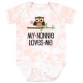 thumbnail image 3 of Inktastic My Nonnie Loves Me Grandchild Girls Baby Bodysuit, 3 of 5