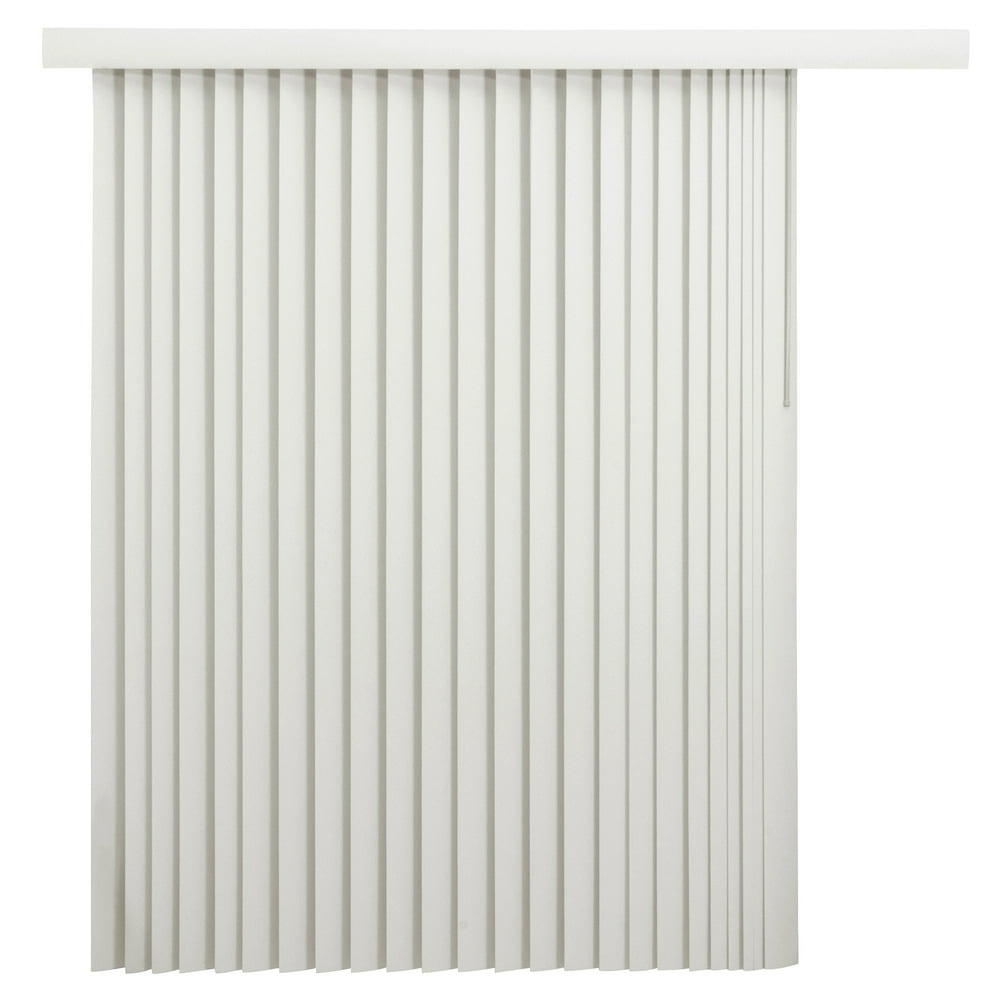 Mainstays RoomDarkening Vertical Blinds with Embossed Leaf Pattern