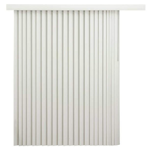 Mainstays RoomDarkening Vertical Blinds with Embossed Leaf Pattern