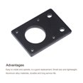 thumbnail image 3 of Uxcell Stepper Motor Mounting Bracket Mount Plate 42mm Black for 3D Printer, 3 of 5