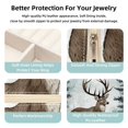 thumbnail image 3 of Deer Travel Portable Square Jewelry Display Case: Storage Solution for Rings, Earrings, Necklaces, Bracelets, and More! Ideal for Girls and Women: Jewelry Stand, Display, and Box in One, 3 of 6