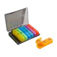 thumbnail image 2 of Joernso Weekly Pill Organizer Storage Box Food Grade BPA Free Large Capacity Multiple Compartments Dustproof Portable Travel Pill Box, 2 of 8
