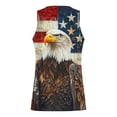 thumbnail image 3 of BRGZLK 4th of July Tank Tops for Men Fashion 250 Anniversary Patriotic Sleeveless Shirts Soft Comfortable Stars and Stripes 4th of July Independence Day Tops Summer Casual Clothes Sky Blue XXL, 3 of 5