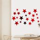 thumbnail image 2 of Pegatinas de pared con espejo de combinación de tres tamaños de estrellas, grande, mediano y pequeño, 2 of 5