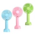 thumbnail image 3 of relayinert Stylish Handheld Fan With Convenient USB Rechargeable Feature Smooth Summer Small Fan Handheld Mini Green 1200mAh, 3 of 6