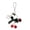 B, variant on Cherry Bead Keychain for Women Girls Cute Red Cherry Fruit Bag Charm with Bow Black Star Keyring for Purse Bag Backpack Handbag Accessories