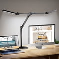 thumbnail image 1 of Lámpara de Escritorio, Luz de Escritorio LED de 24W para Oficina en Casa, Luz de Mesa para Atenuar y Templar Continuamente con Control Remoto, para Diseño de Dibujo de Arquitecto (Negro), 1 of 10