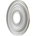 thumbnail image 4 of Ekena Millwork 13"OD x 3 1/2"ID x 3/4"P Cole Thermoformed PVC Ceiling Medallion (Fits Canopies up to 4 1/4"), Metallic Champagne Bronze, 4 of 10