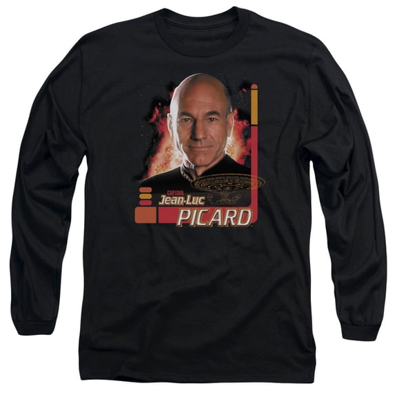 Star Trek - Captain Picard - Long Sleeve Shirt - Medium