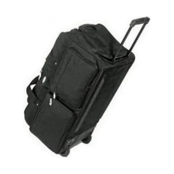 Everest 336WH-BK 36 in. Deluxe Rolling Duffel Bag with Telescopic Handle