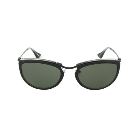 Persol PO3082S 1004/31 Sunglasses | Black and Matte Crystal Frame | Grey Lens