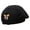 Black, variant on Pizza Throwing Suede Duck Bill Ivy Hat - Black OSFM