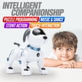 thumbnail image 5 of Remote Control Robot Dog Toy for Kids, Smart Interactive Puppy with Voice Control, Programming, LED Eyes, Singing & Dancing, Rechargeable STEM Toy Gift for Boys Girls Ages 3+, 5 of 12