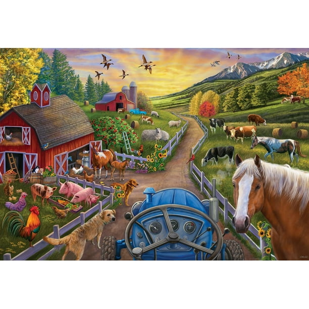 Rompecabezas Ravensburger My First Farm, 24 piezas para niños de 2 a 4 años