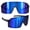 Black, variant on Polarized Sports Sunglasses Men Women Cycling Mountain Biking Baseball Hiking Softball Ski Running Glasses - Silver