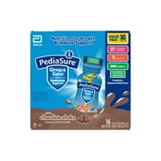 PediaSure Grow & Gain with Immune Support, 7g Protein, Chocolate, 8-fl-oz Bottle, Pack of 16
