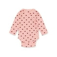 thumbnail image 2 of WIBACKER Baby Girl 100% Cotton Pajamas Newborn Sleep N Play Snug Fit Romper and Pants Sleepwear Baby Girl Pjs 3-6 Months, 2 of 10