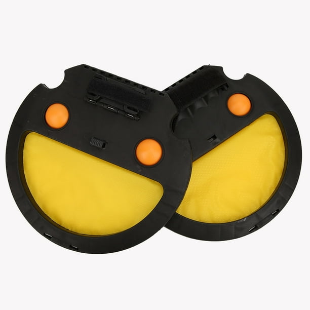 Raqueta de juego de pelota de mano para niños, juguete deportivo al aire libre para niños de familia (negro)