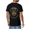 thumbnail image 3 of T-shirt Utah State  Soft Cotton Adult Heat-Transfer Graphic T-Shirt - 180g Breathable Fabric, Unisex Summer Casual Wear with Durable Heat-Printed Design, 3 of 10