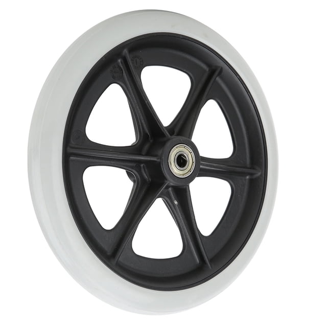 Ruedas delanteras para silla de ruedas de 8 pulgadas Ruedas TPR para discapacitados Accesorio para silla de ruedas