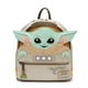 thumbnail image 1 of Mochila de bebé Yoda de Star Wars de Disney, mochila mandaloriana de viaje de cuero PU, mochila para mujer y niña, mochila para estudiante/regalo de cumpleaños para adultosMochila Deng Xun unisex, 1 of 2