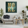 thumbnail image 2 of Stupell Industries Noel Glam Christmas Typography Green Geometric Shapes Holiday Painting Gallery Wrapped Canvas Print Wall Art, 36 x 36, 2 of 6