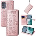thumbnail image 6 of for Motorola G42 Wallet Case, Cat Dog Cartoon Cute Style with ID Card Holder PU Leather Flip Phone Cover Case for Moto G42      Rose Gold, 6 of 7
