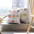 thumbnail image 6 of LALILO Throw Pillow Covers Vintage Autumn Frames Dot Frame Border Cushion Cover 18" x 18", 2 Pack, 6 of 6
