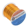 thumbnail image 2 of Mandala Crafts Anodized Aluminum Wire for Sculpting, Armature, Jewelry Making, Gem Metal Wrap, Garden, Colored and Soft, 1 Roll(20 Gauge, Gold), 2 of 4