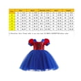 thumbnail image 2 of Kids Superhero Sparkling Patchwork Mesh Princess Dress, Girls' Bow Dress, Fluffys Skirts, 2 of 5