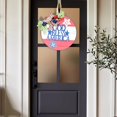 thumbnail image 4 of Kokovifyves Patriotic Decorations for 4th of July Decor Independence Day Patriotic Flag Welcome Sign Front Door Decoration Front Door Hanger Door Hanger, 4 of 5