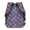 thumbnail image 4 of Fotbe flower Skull leaf colorful Pattern Casual Backpack for School, Travel, and Outdoor Activities - Durable, Lightweight, and Comfortable, 4 of 5