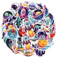 thumbnail image 2 of 35pcs-50pcs Kids Stickers Astronaut Decals Alien Graffiti Rocket Stickers Spaceship Stickers for Phone Laptop Guitar, 2 of 9