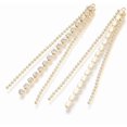 thumbnail image 2 of 2 Pc Tassel Pendant Charms Brass Rhinestone Cup Chain Big Pendants Tassel Pendant with Ball Chain Rhinestone Charms for Women DIY Necklace Bracelet Earring Jewelry Craft Making, 2 of 2
