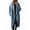 Aqua Blue, variant on Women'S Winter Double Breasted Wool Coat Long Sleeve Notched Lapel Long Trench Coat Aqua Blue XXXL
