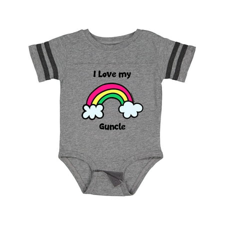 

Inktastic I Love My Guncle Gift Baby Boy or Baby Girl Bodysuit