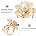 thumbnail image 2 of Miangastore 2Pcs Flower Scarf Rings Elegant Camellia Buckles Personalized Shawl Buckles, 2 of 8