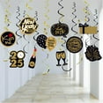 thumbnail image 4 of 10 piezas de remolinos colgantes de feliz año nuevo - para el techo de la oficina en casa, el diseño de patrón de año nuevo orable no pasará de moda, 4 of 5