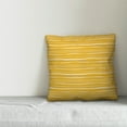thumbnail image 2 of Creative Products Wavy Lines in Yellow 16x16 Spun Poly Pillow, 2 of 2