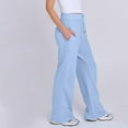 thumbnail image 5 of IDALL Sweatpants Women Wide Leg Sweatpants Women High Waisted Wide Leg Sweatpants Baggy Straight Leg Yoga Track Pants Lightweight Comfy Pants W/Pockets Yoga Pants Women Baggy Pants Sky Blue 2XL, 5 of 9