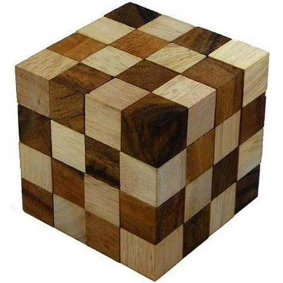 Anaconda Cube - Wooden Puzzle Brain Teaser